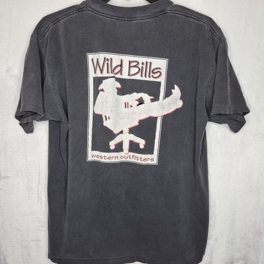 Vintage Wild Bill's‎ Western Outfitters Distressed Single Stitch Shirt Size XL